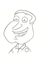 Family Guy kleurplaat 2